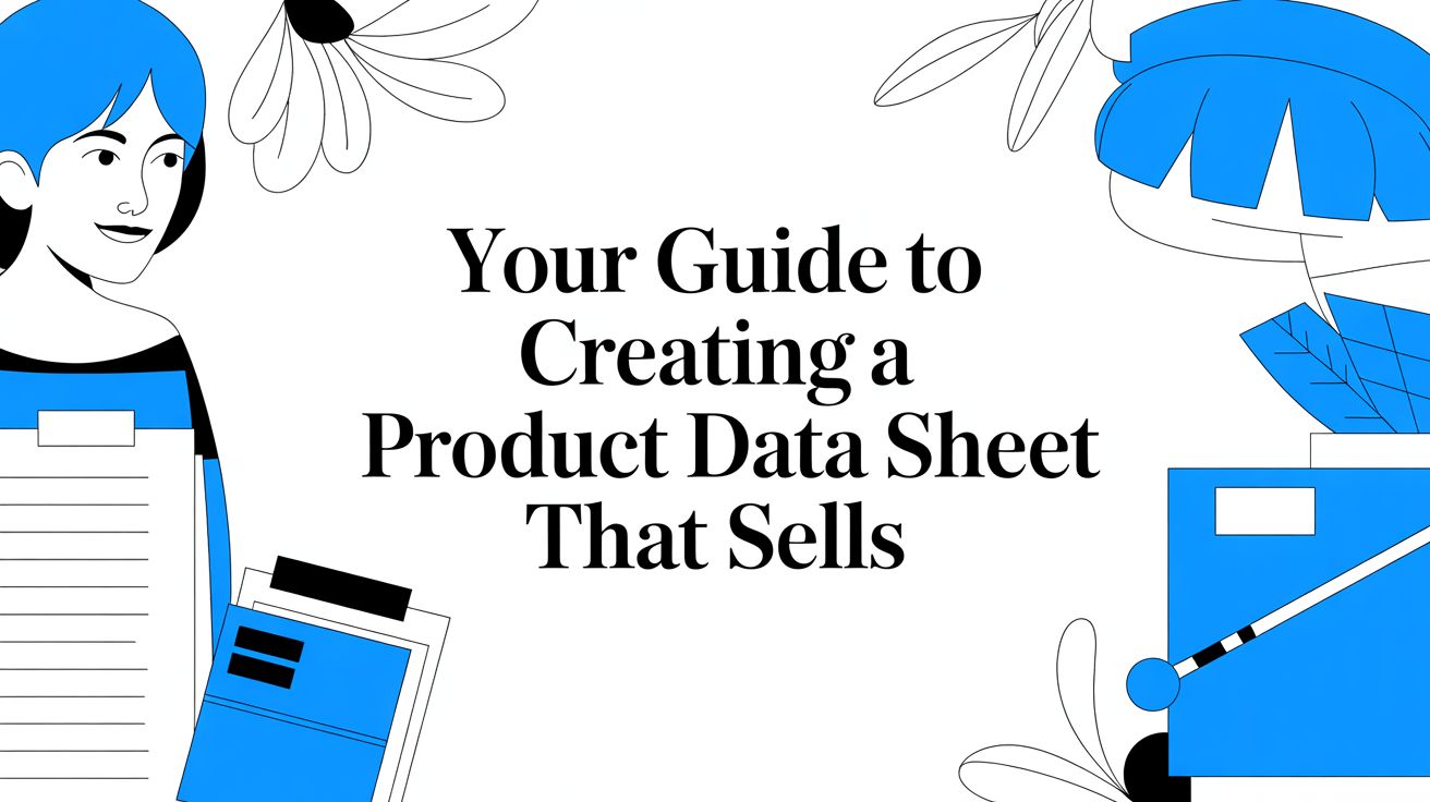 Your Guide to Creating a Product Data Sheet That Sells